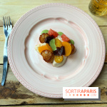 La Datcha - Saint-Jacques, chou fleur, pomelos