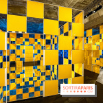 Aux Beaux Carrés, l'exposition de Daniel Buren au Bon Marché Rive Gauche