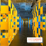 Aux Beaux Carrés, l'exposition de Daniel Buren au Bon Marché Rive Gauche