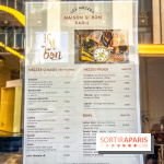 Maison Sibon Paris, la pâtisserie libanaise à la fois salon de thé et glacier - menu - carte