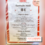 Nouilles Ban Ban restaurant  - carte - menu