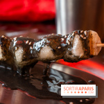 Sekitan, le restaurant street food de brochettes japonaises -  dango sésame noir
