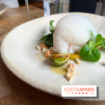 Korus - Cabillaud, choux de Bruxelles, verveine