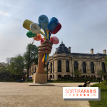 Visuel Paris 8e - printemps Jeff Koons jardin Champs Elysées