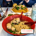 New Hao Khoan, le restaurant chinois et vietnamien, valeur sûre du 13e - soupe de nouilles et raviolis aux crevettes