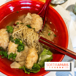 New Hao Khoan, le restaurant chinois et vietnamien, valeur sûre du 13e - soupe de nouilles et raviolis de crevettes