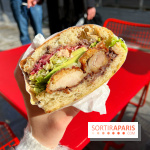 Kiss - Sandwich poulet frit, avocat, focaccia