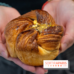 Éveil Boulangerie aux farines anciennes Paris 17e - brioche feuilleté pistache