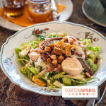 Le brunch festif du Bistrot Podium - Paris 15e - Top Chef -  salade caesar