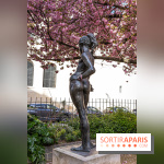Square Gabriel Pierné à Paris - cerisiers en fleurs
