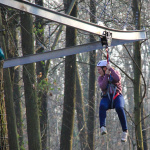 Sherwood Parc - Tyrolienne à virages 02