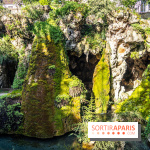 Parc du Dr Fauvel à Villennes sur Seine, grotte et cascades