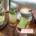 Fu Patisserie et coffee shop Paris 13e -  chiffon cake pandan coco