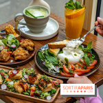 Fu Patisserie et coffee shop Paris 13e -  burrata au basilic thaï