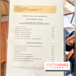 Fu Patisserie et coffee shop Paris 13e - carte - menu