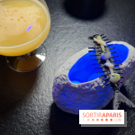 Quelque Part - Chips encre de seiche et couteau