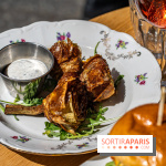 Festival, le café-restaurant rue Étienne Marcel  -  fleurs d'artichaut croustillantes