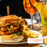Festival, le café-restaurant rue Étienne Marcel  -  burger