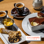 Festival, le café-restaurant rue Étienne Marcel  -  café gourmand - tiramisu - dessert