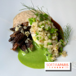 Auguste - Turbot, petits pois, tourteau