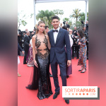 ©Rachid Bellak - Cannes 2024 : Tapis Rouge - The Apprentice - Flavy Barla et Esteban Ocon