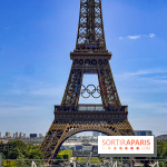 Tour Eiffel anneaux jeux olympiques Paris 2024