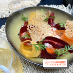 Blossom, Sofitel Paris le Faubourg 2024 - Burratina au sésame grillé