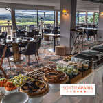 Le Brunch à volonté du belvédère au Domaine de la Corniche dans les Yvelines - photos -  buffet