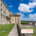 Le Château de la Roche Guyon, le château troglodyte dans le Val-d'Oise - 95 -  terrasse