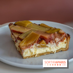 Taårtt, la pâtisserie - salon de thé Paris 15e aux tartes en tous genres - tarte cheese cake rhubarbe