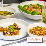 La terrasse du Jardin Privé à Châtelet Les Halles en mode barbecue  -  plats