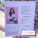 Le Café de la Rose Lancôme par Nina Métayer sur les Champs-Elysées à Paris - la carte - le menu