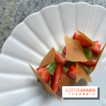 La Table des Résistants - Dessert fraises et menthe