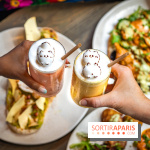 Brunch indien à Paris par Baranaan et Pingwoo -  lassis rose et mangue