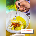 Belle Maison, Bistrot iodé, restaurant de poissons et fruits de mer Paris 9 -  seiche mariné et snacké