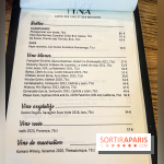 Tina restaurant - bar à Tapas Paris 6  - carte - menu