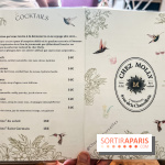 Le brunch à volonté de Chez Molly à Versailles dans les Yvelines - 78 - carte cocktails