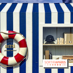 AMI Paris aux Galeries Lafayette Haussmann : pop ups, glacier et crêperie AMI par Julien Sebbag