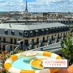 La terrasse du Printemps Haussmann signée Veuve Clicquot