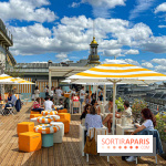 La terrasse du Printemps Haussmann signée Veuve Clicquot