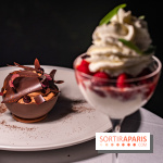 La terrasse dans un jardin avec vue Tour Eiffel du Marguerite 1606 au Domaine de la Reine Margot -  A7C1379