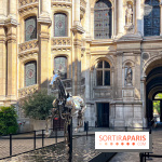 ZEUS, cheval métallique de la cérémonie d'ouverture des JO de Paris 2024 à l'Hôtel de Ville - image00029