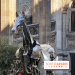 ZEUS, cheval métallique de la cérémonie d'ouverture des JO de Paris 2024 à l'Hôtel de Ville