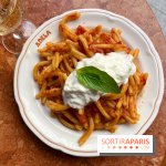 Adela - Pâtes tomates cerises et stracciatella