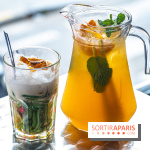 Viet 1331, le restaurant karaoké vietnamien immersif du 13e -  dessert 3 couleurs - thé glacé