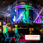 Inauguration des vitrines et décorations de Noël du BHV Marais 2024 avec Léna Mahfouf, Adriana Karembeu et Marc Lavoine -  A7C5981