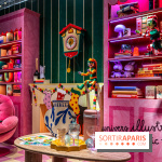 Inauguration des vitrines et décorations de Noël du BHV Marais 2024 avec Léna Mahfouf, Adriana Karembeu et Marc Lavoine -  A7C6193