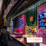 Inauguration des vitrines et décorations de Noël du BHV Marais 2024 avec Léna Mahfouf, Adriana Karembeu et Marc Lavoine -  A7C6194