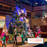 Les vitrines de Noël 2024 du Printemps Haussmann avec Juliette Binoche