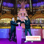 Les vitrines de Noël 2024 des Galeries Lafayette Haussmann avec Vianney et Kevin Germanier